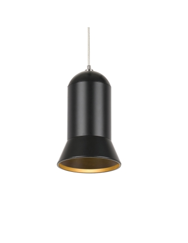Parker 10 watt Dimmable LED Pendant Small Height 150mm Width 90mm Cable 2.0m - Black/Warm White