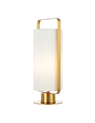 Orwell Table Lamp 25 watt E27max Height 450mm Diameter 160mm - Ivory/Antique Gold