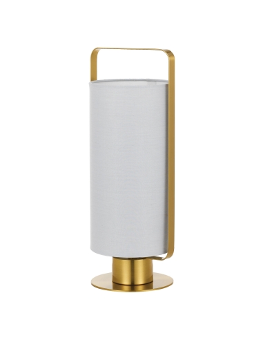 Orwell Table Lamp 25 watt E27max Height 450mm Diameter 160mm - Grey/Antique Gold