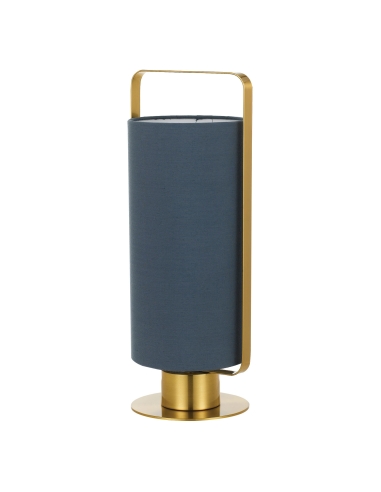 Orwell Table Lamp 25 watt E27max Height 450mm Diameter 160mm - Blue/Antique Gold