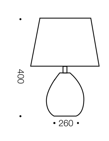 ORSON TL-WHWH - ORSON TABLE LAMP - WHITEORSON TL-WHWH