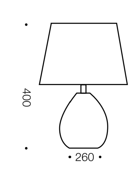 ORSON TL-WHWH - ORSON TABLE LAMP - WHITEORSON TL-WHWH