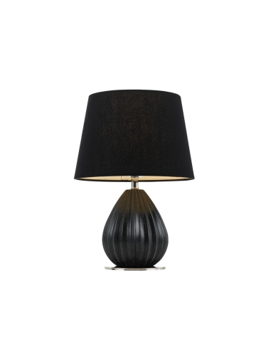 Orson Table Lamp 40 watt E27max Diameter 260mm Height 400mm - Nickel/Black