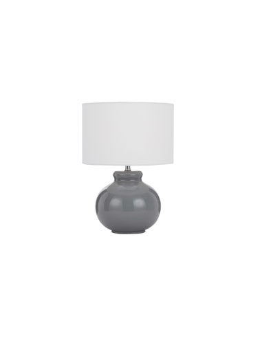 Olga Table Lamp 25 watt E27max Diameter 280mm Height 400mm - Grey/White