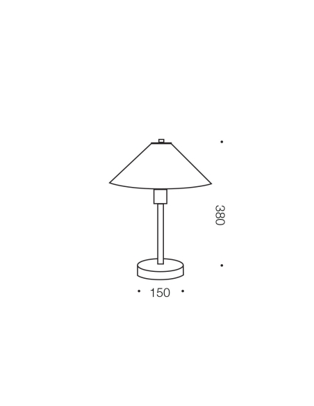 OHIO TL AB - OHIO TABLE LAMP - ANTIQUE BRASSOHIO TL AB