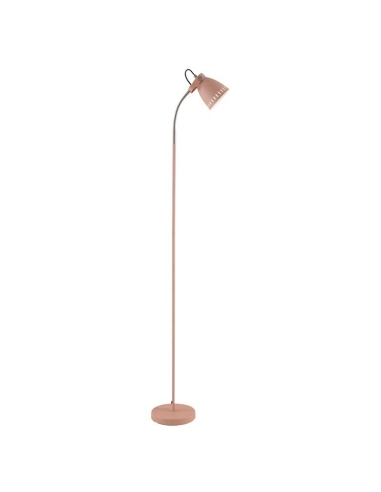 Nova Floor Lamp 25 watt E27max Height 1550mm Width 205mm - Pink/Nickel