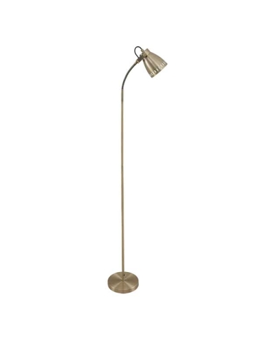Nova Floor Lamp 25 watt E27max Height 1550mm Width 205mm - Antique Brass
