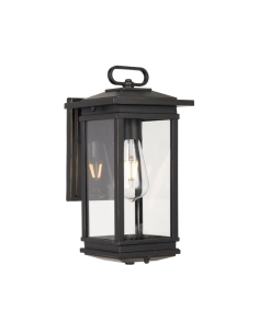 NEVIN EX-BK - NEVIN EXTERIOR WALL LIGHT - BLACKNEVIN EX-BK