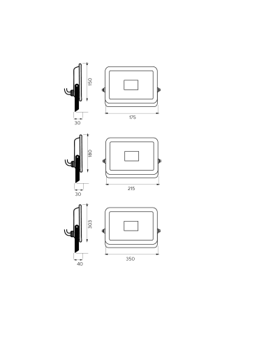 NEO 150.LP-840 - NEO 150W LED FLOOD LEAD&PLUG - NEO 150.LP-840