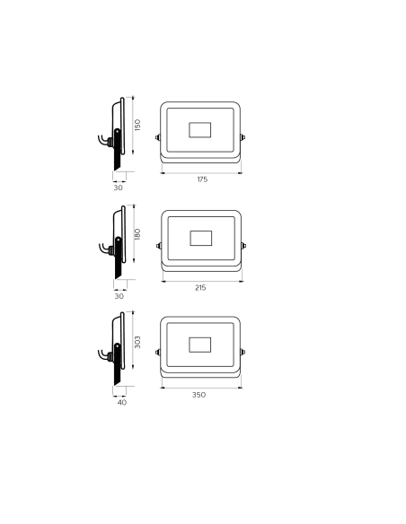 NEO 150.LP-840 - NEO 150W LED FLOOD LEAD&PLUG - NEO 150.LP-840