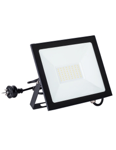 Neo 50 watt LED Floodlight 240 volt 215x180 30cm Lead & NEO 050.LP-840