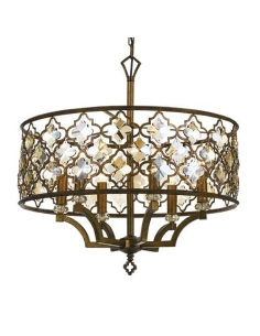 Mimosa 6 Light Pendant Large - Aged BrassMIMOSA PE61-MC