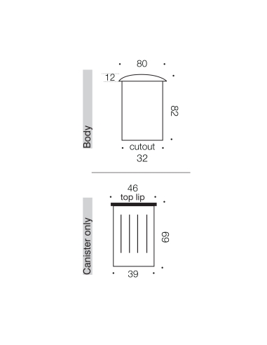 LUC.G13-BK83-826 - LUC 1x 3W 8-26v INGROUND LIGHT LUC.G13-BK83-826