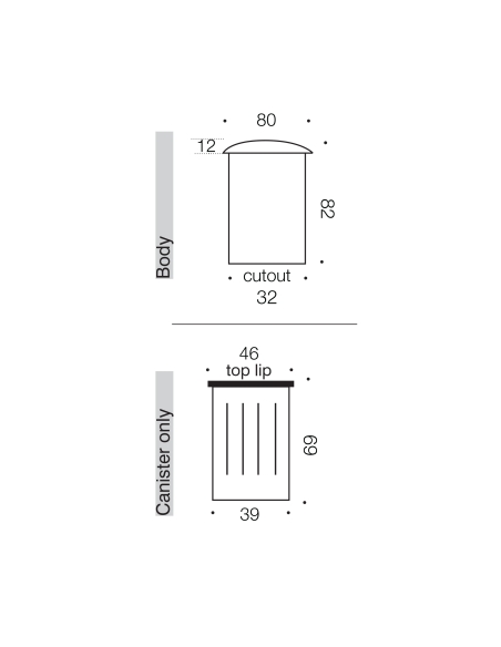 LUC.G13-BK83-826 - LUC 1x 3W 8-26v INGROUND LIGHT LUC.G13-BK83-826