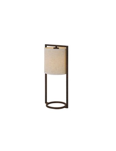 Telbix Loftus Table Lamp 40w E27 max D:230 H:520 Rusty / Sand Colour - LOFTUS TL-RST