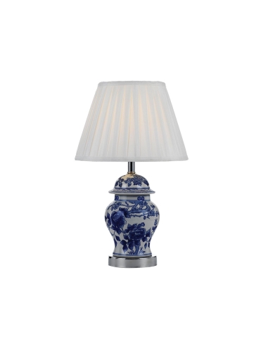 Ling Table Lamp 25 watt E27max Diameter 250mm Height 410mm - Blue/White