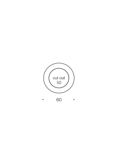 Lima Round Stair/Downlight 3 watt LED Radius 60mm - LIMA 3R-AL83 2