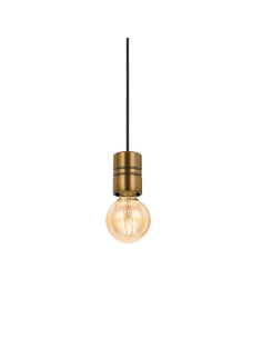 Lang 1 Light Pendant Suspension - Antique Brass LANG CS-ABBK 2