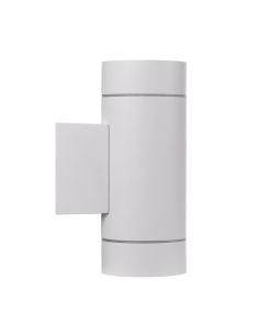 Kman Exterior 2 Wall Lamp 2x6 watt GU10max Height 150mm KMAN EX2-WH