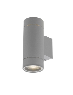 Kman Exterior 2 Wall Lamp 2x6 watt GU10max Height 150mm KMAN EX2-SL 2