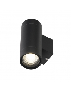 Kman Exterior 2 Wall Lamp 2x6 watt GU10max Height 150mm KMAN EX2-BK 2