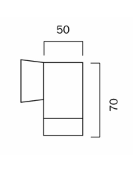 KMAN EX1-WH - KMAN EX1 WALL LIGHT - WHITEKMAN EX1-WH