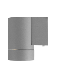 Kman Exterior 1 Wall Lamp 6 watt GU10max Height 80mm KMAN EX1-SL
