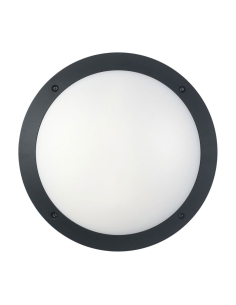 Bulkhead 12W LED Round Light 4000K Black - BULK1BULK1