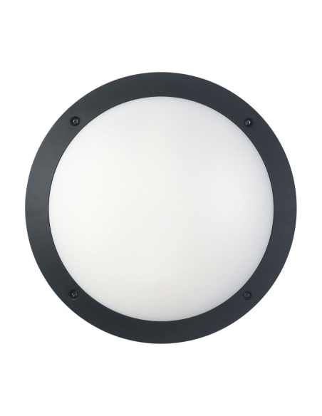 BULK1 - BULK Round LED Bulkhead Lights IP66 IK10 - Black