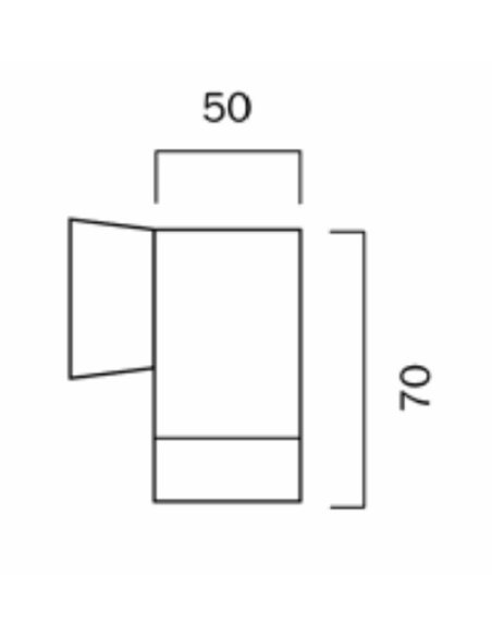 KMAN EX1-BK - KMAN EX1 WALL LIGHT - BLACKKMAN EX1-BK