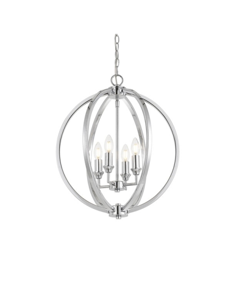 KENDALL PE4-CH - KENDALL PENDANT 4 - CHROME