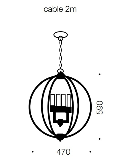 KENDALL PE4-CH - KENDALL PENDANT 4 - CHROMEKENDALL PE4-CH