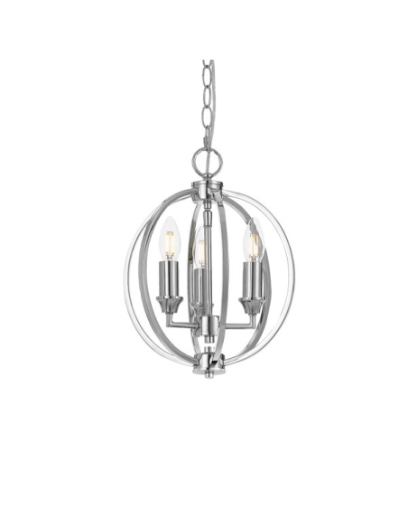 KENDALL PE3-CH - KENDALL PENDANT 3 - CHROME
