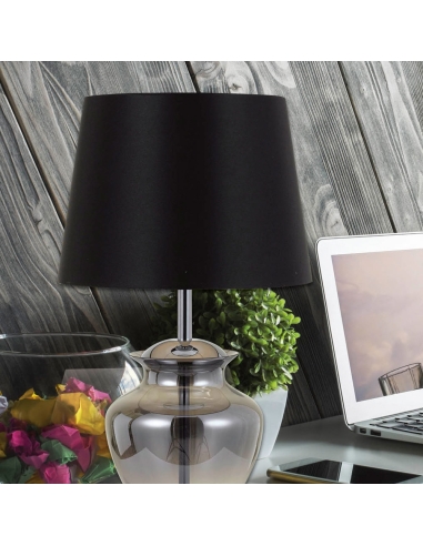 JUNE TL-CHSMBK - JUNE TABLE LAMP - CHROMEJUNE TL-CHSMBK