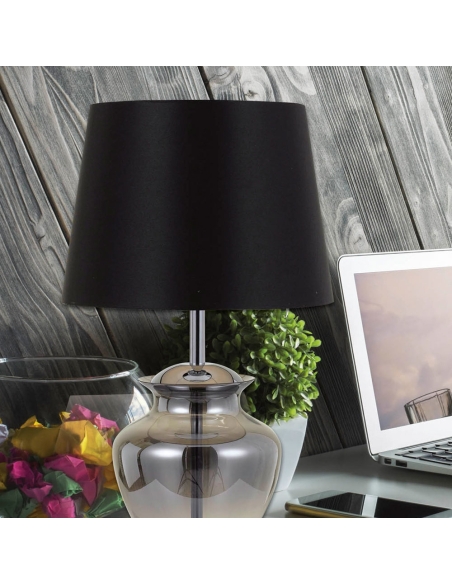 JUNE TL-CHSMBK - JUNE TABLE LAMP - CHROMEJUNE TL-CHSMBK