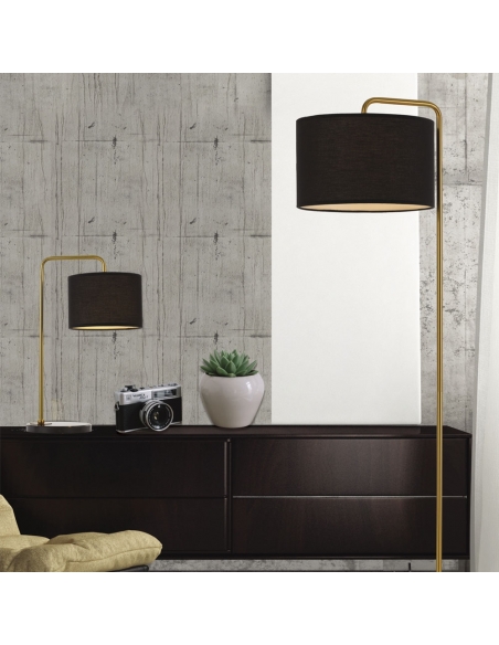 INGRID FL-GDBK - INGRID FLOOR LAMP - BLACKINGRID FL-GDBK