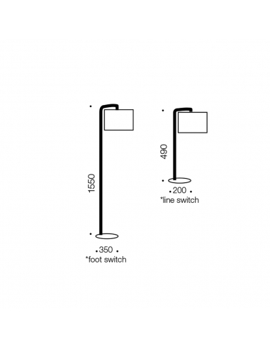 INGRID FL-GDBK - INGRID FLOOR LAMP - BLACKINGRID FL-GDBK