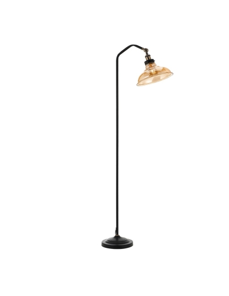 HERTEL FL-BKAM - HERTEL FLOOR LAMP - BLACK