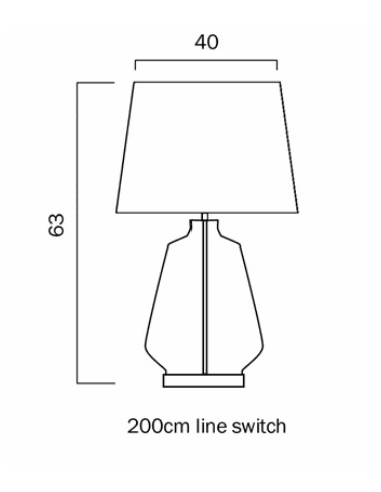 HARPER TL-SMWH - HARPER TABLE LAMP - WHITEHARPER TL-SMWH