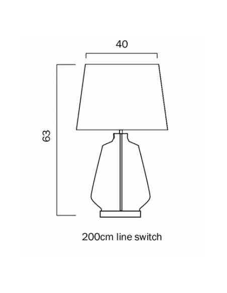 HARPER TL-SMWH - HARPER TABLE LAMP - WHITEHARPER TL-SMWH