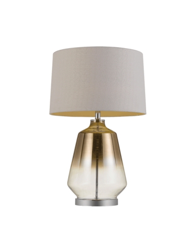 HARPER TABLE LAMP 25wE27max D:400 H:630 cable:2.0m LINE SW GOLD OMBRE/WHITE SHADE