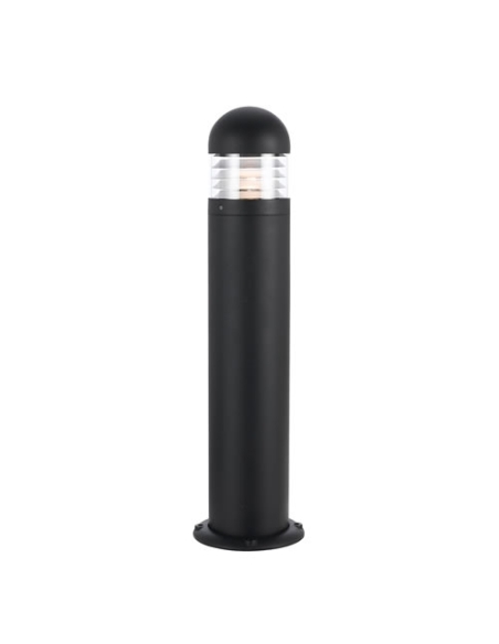 HARBOR EX.PTL-BK - HARBOR POST WITH LOUVRE - BLACK