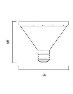 GL PAR30LED-850 - E27 10W PAR30 LED GLOBE NON-DIMGL PAR30LED-850 2