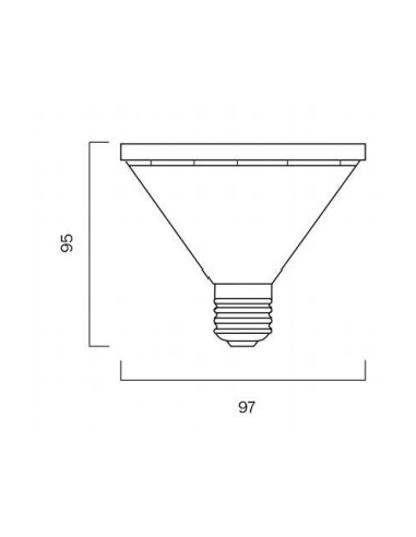 GL PAR30LED-850 - E27 10W PAR30 LED GLOBE NON-DIMGL PAR30LED-850