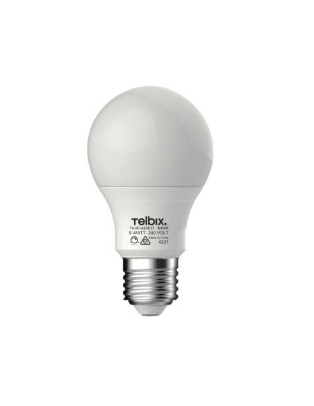 G A609E27OP860D - E27 A60 9W LED GLOBE Opal DIM