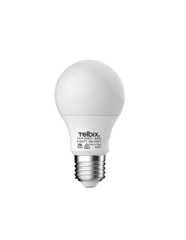 G A605E27OP860 - E27 A60 5W LED GLOBE Opal NON-DIMG A605E27OP860