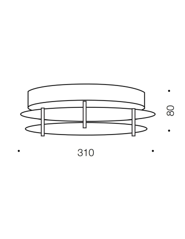 FOSCO OYRD-850 - FOSCO ROUND 20W LED OYSTER DIM - FOSCO OYRD-850