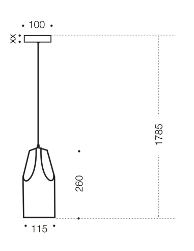 FORMA PE12-WH - FORMA 12 PENDANT - WHITEFORMA PE12-WH