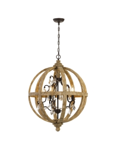 Florin 5 Pendant 5x25 watt E14 Height 840mm Width 615mm FLORIN PE5-WI