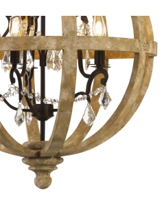 Florin 5 Pendant 5x25 watt E14 Height 840mm Width 615mm FLORIN PE5-WI 2